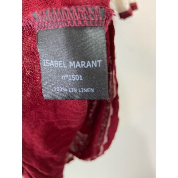 Isabel Marant Etoile Sunset t-shirt red size M - Picture 4 of 5